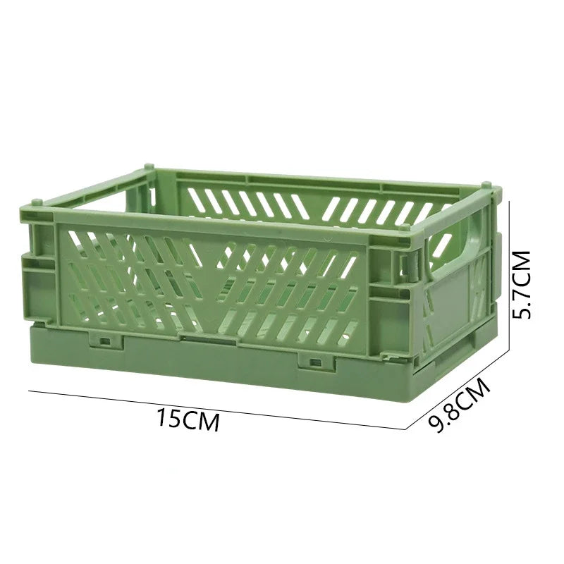 caisse rangement pliable plastique maquillage cosmétique jouets organisateur boîte pratique