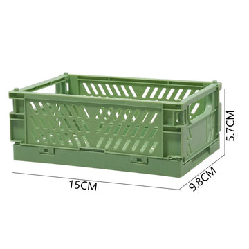 caisse rangement pliable plastique maquillage cosmétique jouets organisateur boîte pratique