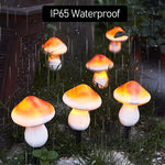 lumières solaires extérieures champignons colorées autoinstallation ip65 led