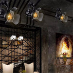 projecteur mural led noir moderne surface fixe vis cable grille différentes tailles