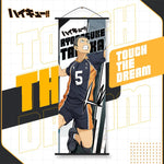 affiche bannière anime tobio kageyama orange noir illustration volley ballSuspense, demandé impose contraintes strictes