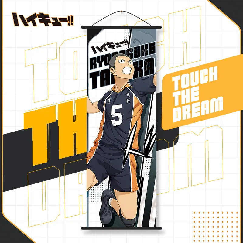 affiche bannière anime tobio kageyama orange noir illustration volley ballSuspense, demandé impose contraintes strictes