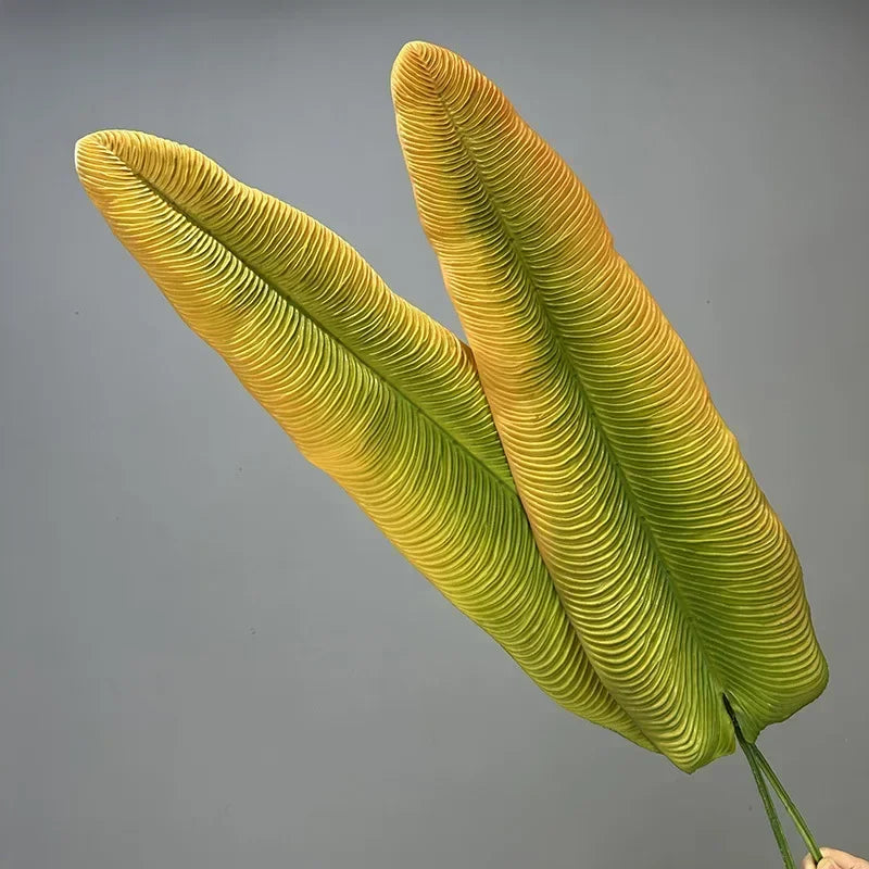 plantes artificielles vertes moderne 102cm extérieur decoration feuilles 60cm rayures verticales