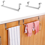 porte serviettes mural acier inoxydable moderne clips cuisine rayures grises geometriques