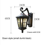lampe murale vintage aluminium noir doré verre semiopaque éclairage quotidien interrupteur bouton