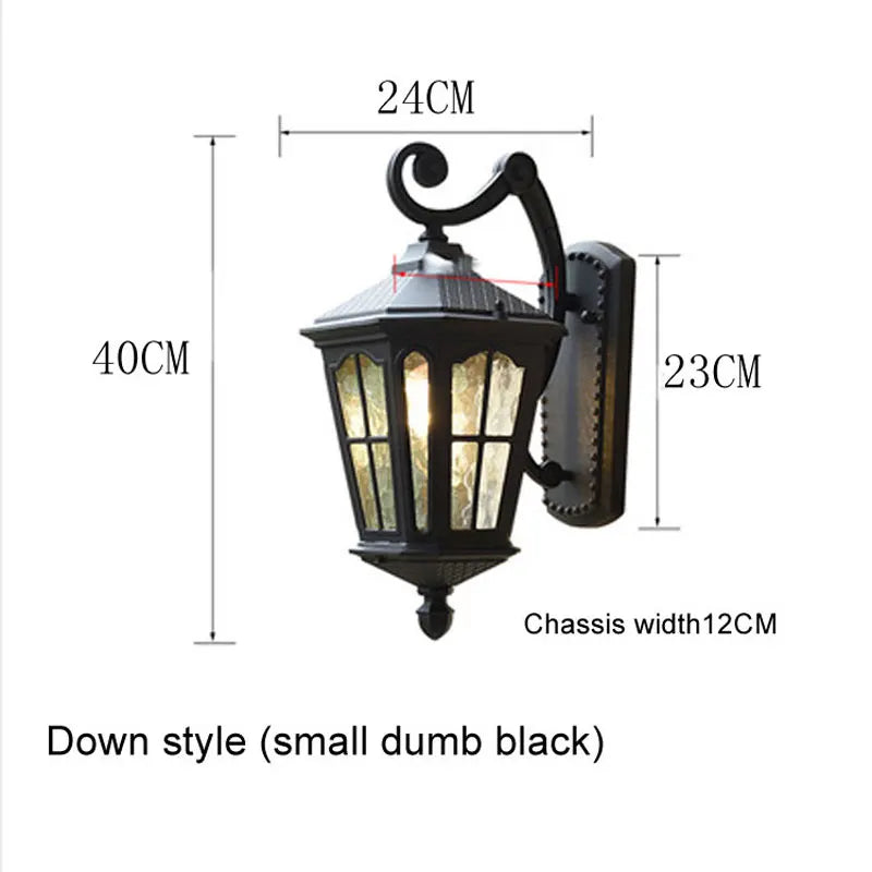 lampe murale vintage aluminium noir doré verre semiopaque éclairage quotidien interrupteur bouton