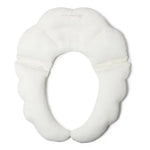 oreiller bébé blanc uni forme confortable sommeil latéral cou tête couverture nocturne enfant fourrager