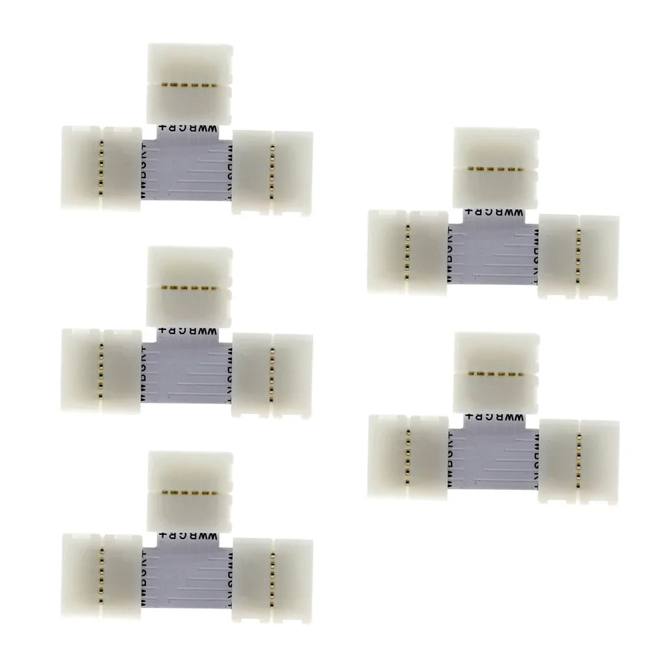 connecteurs électrique broches blancs moderne câbles 50cm RGBCCT LED sans soudure