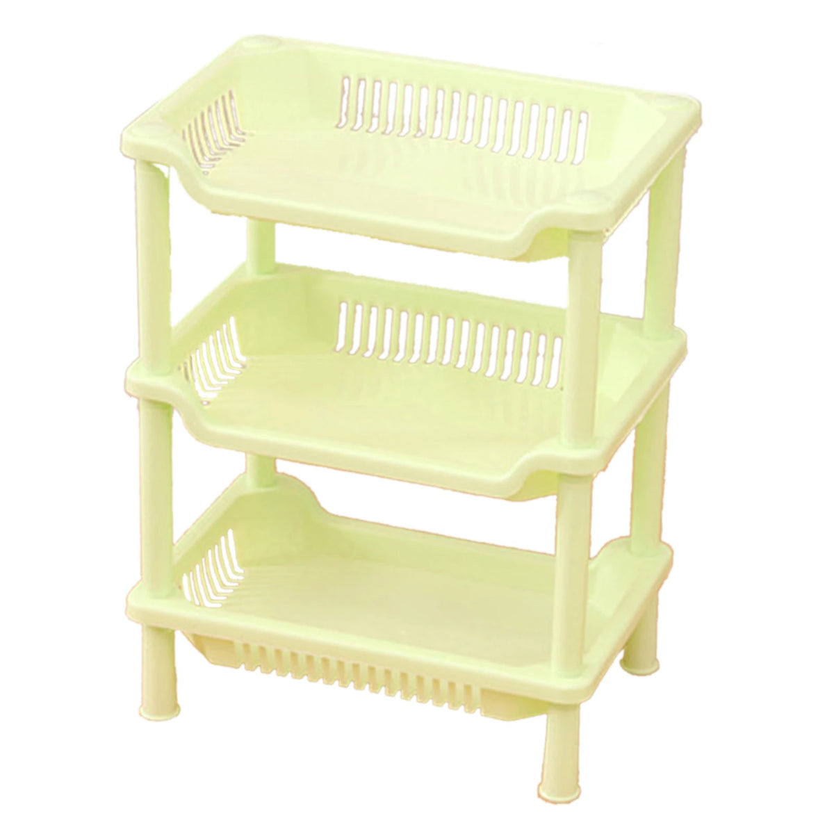 étagère modulaire salle bain niveaux rangement moderne réutilisable plastique sans BPA rose bleu vert