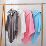 robe bain bébé animaux mignons gris blanc rose bleu douce confortable sortie plagewasher machine