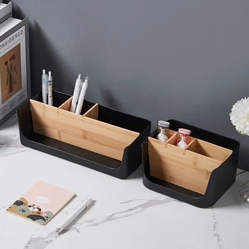 boîtes rangement blanc noir réutilisables respectueux environnement moderne minimaliste pochettes accessoires cosmétiques