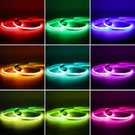 ruban led multicolore adhésif moderne contrôleur bluetooth lumière nuit réglable salon