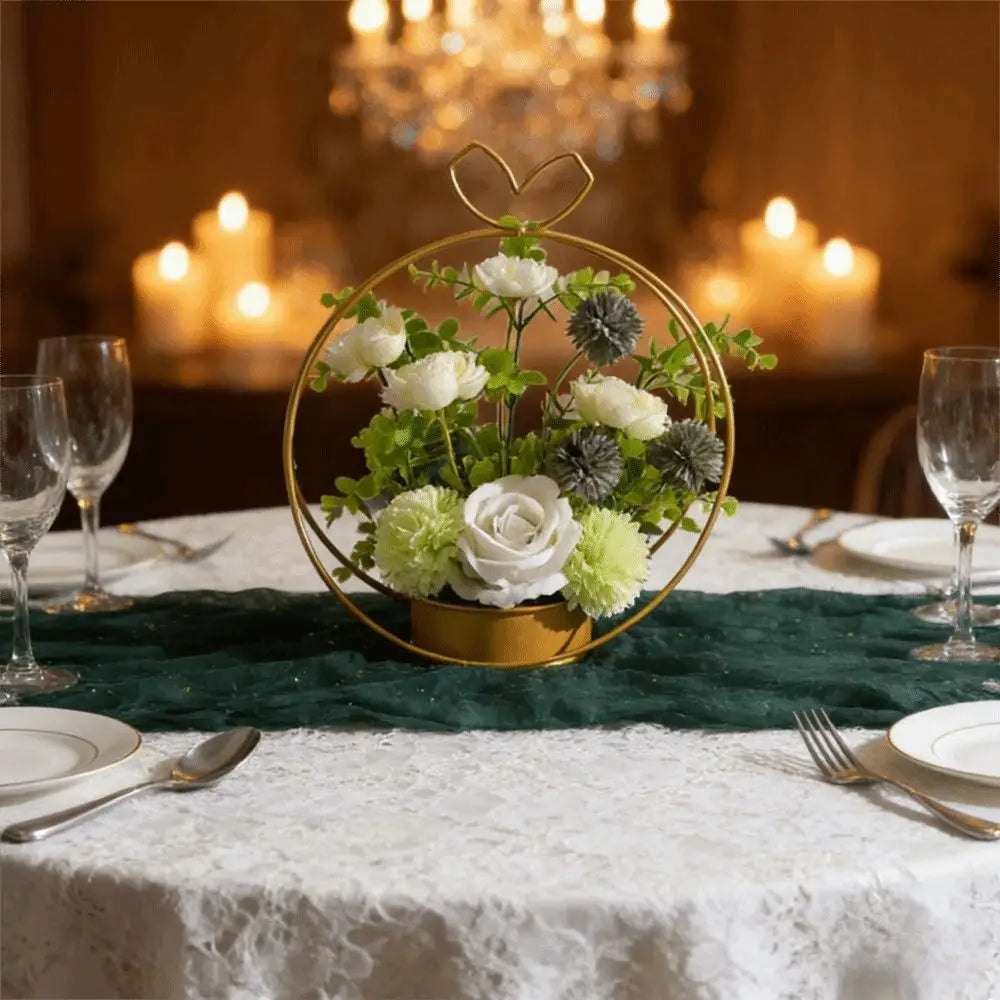 nappe plissée semi transparente multicolore scintillante décoration festive élégante dimensions variées polyester coton