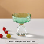 plateau dessert cristal transparent facetté moderne élégant fruits collations luxe