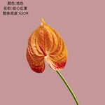 fleurs artificielles rouge rose blanc vert feuilles brillantes décoration moderne élégante intérieur maison