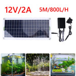 pompe eau solaire panneau noir cellules solaires kit fontaine aquariums bassinsextérieur