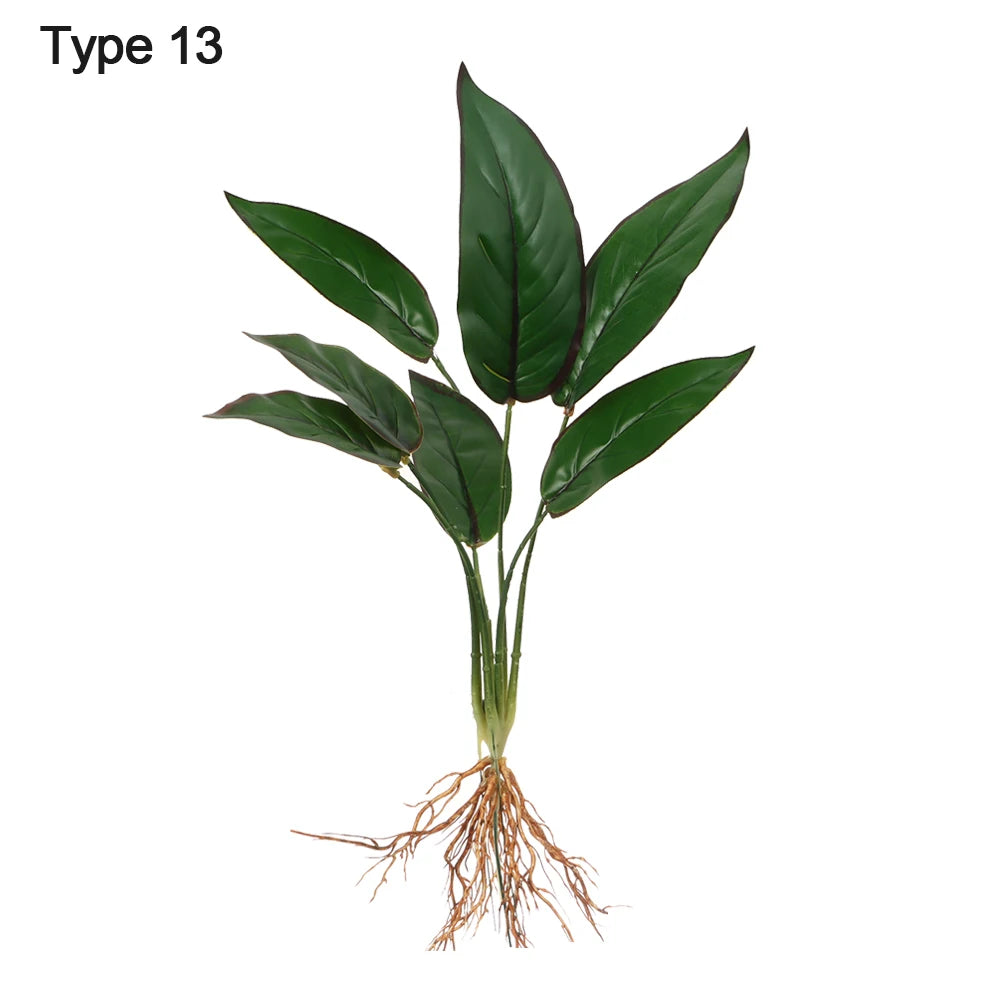 plantes artificielles arbres feuilles vertes moderne décoration extérieure ornement vertes minimalistes