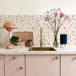 décoration murale stickers fleurs modernes multi couleurs auto adhésifs imperméables pvc maison chambre