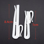 crochet ajustable blanc moderne 8.4cm 7cm réglable tringle rideau plastique décoration maison