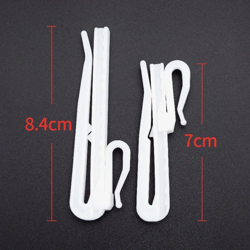 crochet ajustable blanc moderne 8.4cm 7cm réglable tringle rideau plastique décoration maison