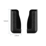 support téléphone portable clips mural moderne noir texture granulée charge téléphone boîte rangement télécommande