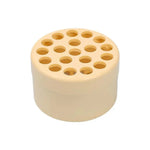 support fleurs moderne élégant beige clair trous circulaires boîte emballage fleurs artificielles transparent ornement