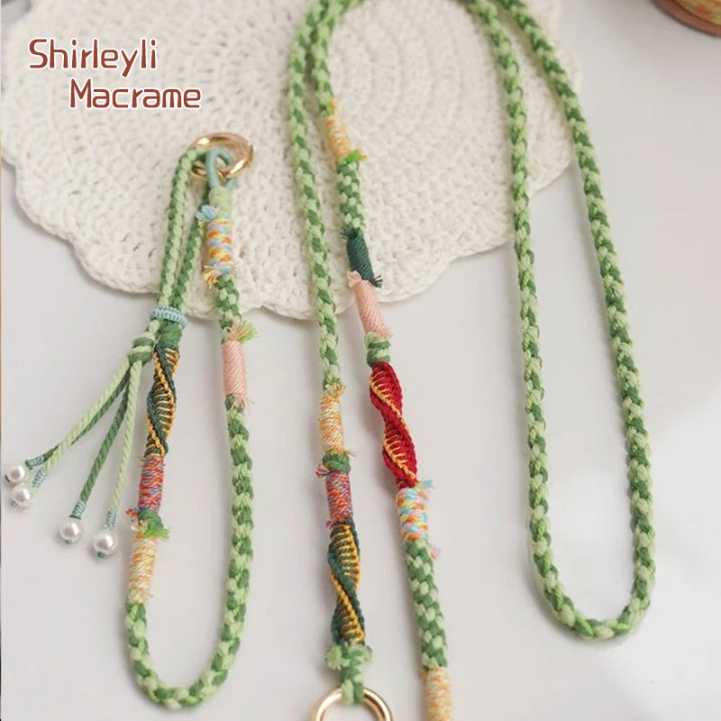 corde macramé coton pur torsadée bijoux artisanaux projets créatifs diy fait main
