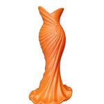vase contemporain résine blanc vert rose bleu sculptural courbes fluides minimaliste maison mariage