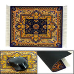 tapis souris ornements floraux rouge noir blanc adhésif artisanal multifonctionnel anti dérapant clavier mains
