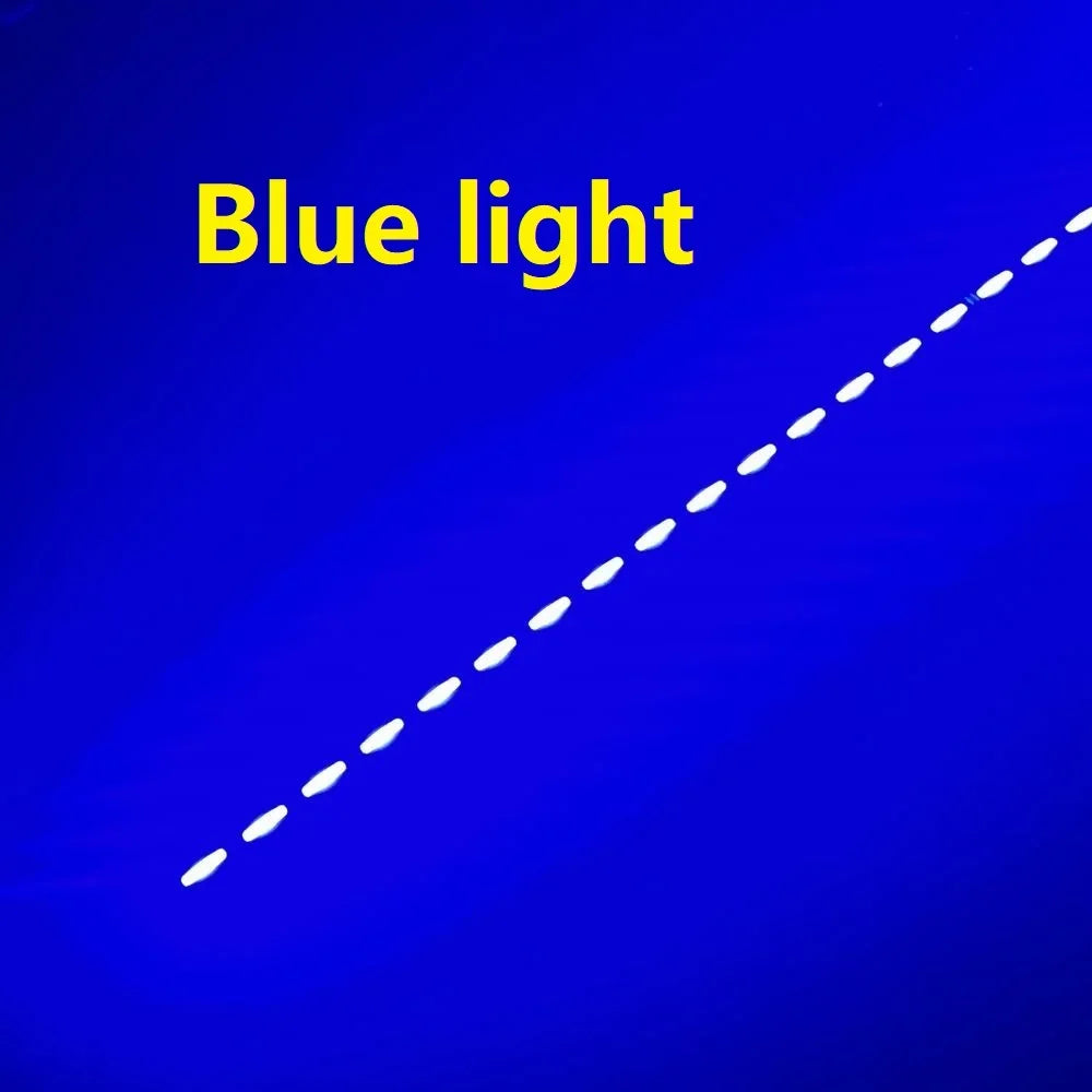 bande led blanc argentée fixations connecteurs écran tv fond texturé rectangles lumineux