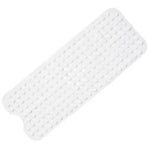 tapis bain antidérapant bleu clair pvc ventouse trous drainage moderne