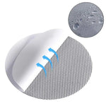 tapis autocollant moderne blanc ronds salle bain anti glissade respectueux environnement 12 pièces