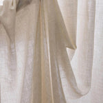 rideau blanc cassé tissu transparent scandinave minimaliste 100x200cm 150x250cm chambre salon