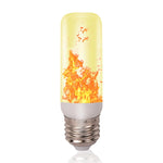 ampoule led effet flamme blanc jaune rouge vert bleu culot e27 moderne décoration festive
