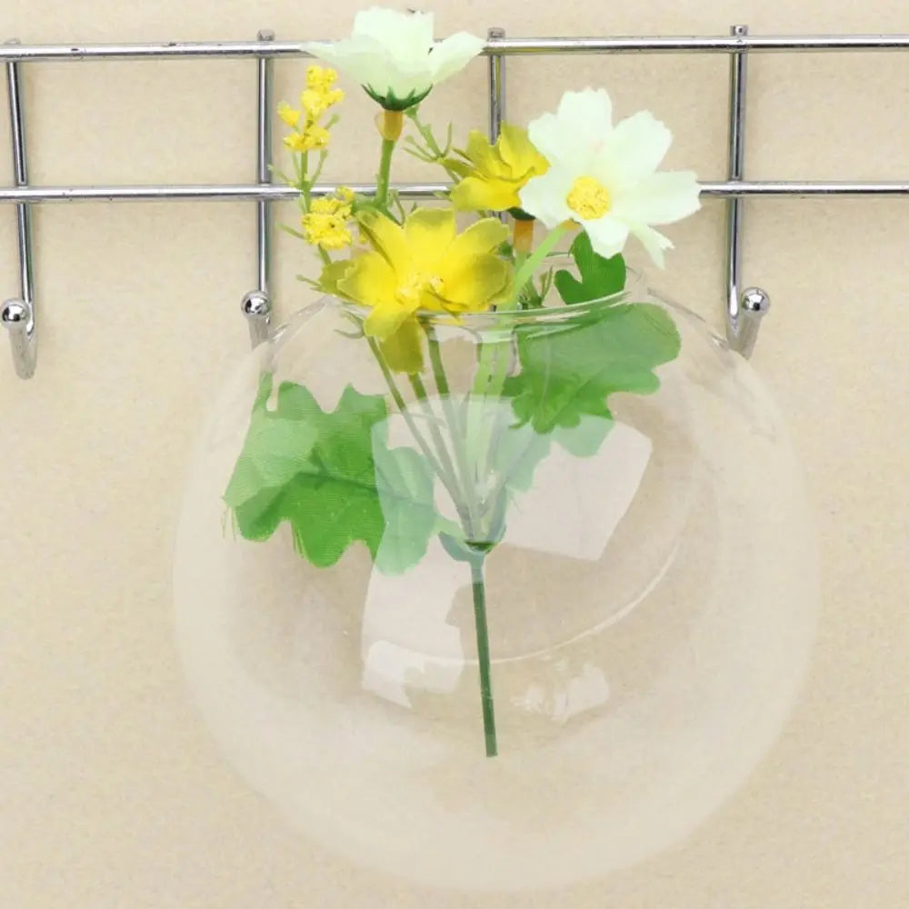 vase mural verre transparent moderne 10 12 13 15cm