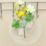 vase mural verre transparent moderne 10 12 13 15cm