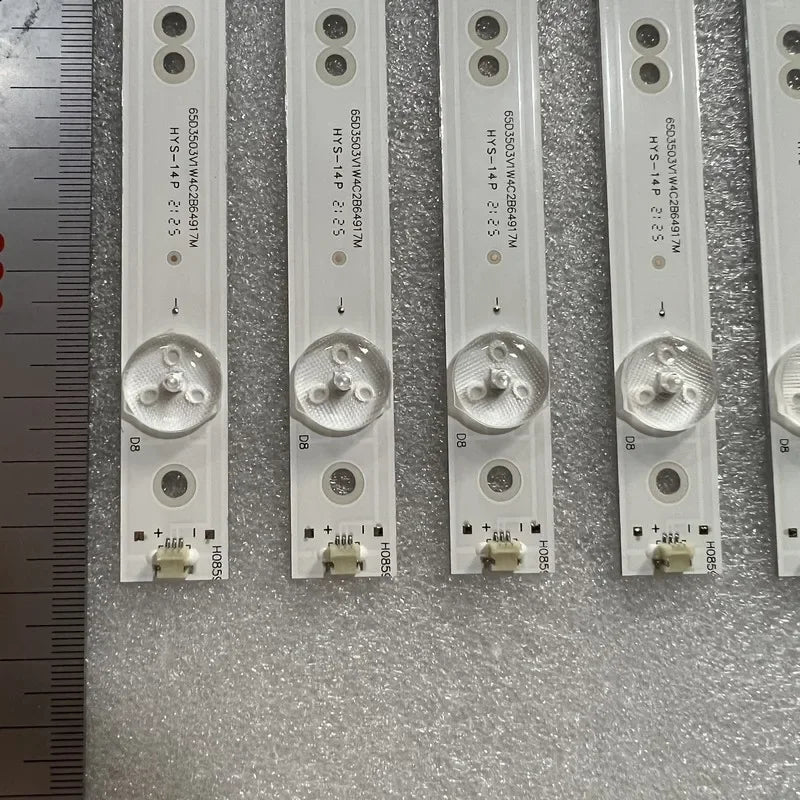 bandes led argentées modernes certifiées ul rohs cem 600mm flux lumineux continu aluminium led
