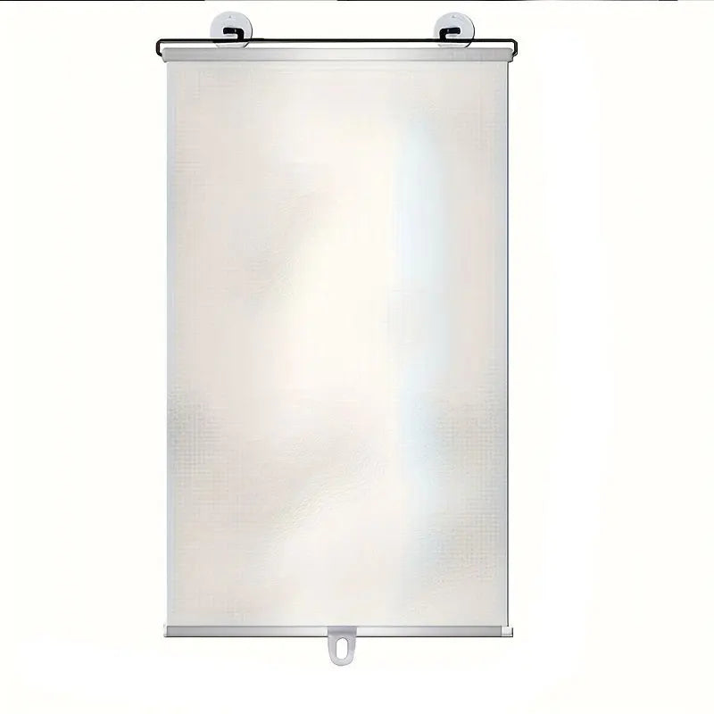 rideaux enrouleurs sans perçage blancs stores verticaux opaques moderne clips magnétiquesintérieur chambre kitchen no