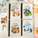 sticker paysagiste saisonnier scrapbooking stickers autocollants livres stickers paysages naturenels illustrations paysages urbains
