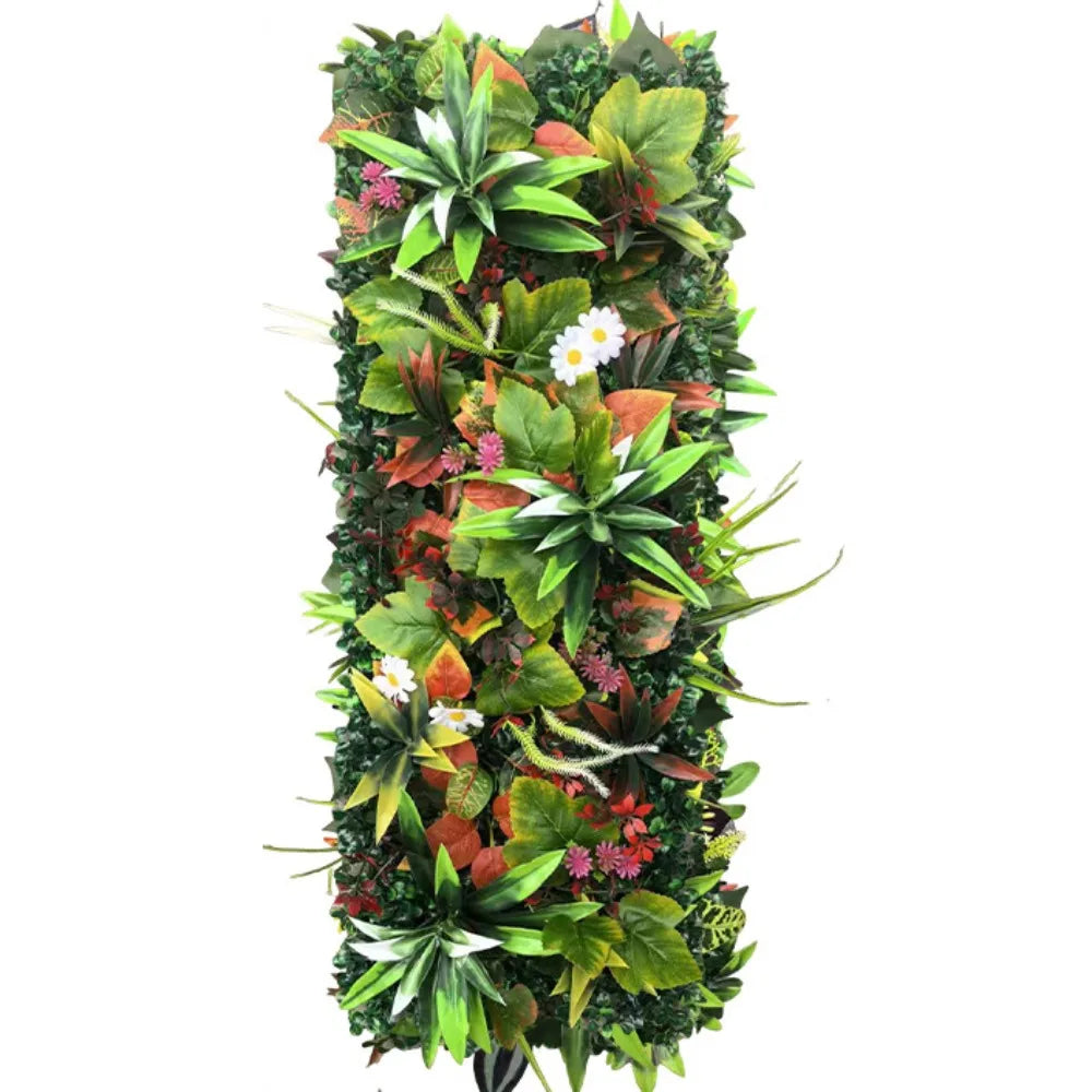 tapis fleurs artificielles décoration intérieure moderne végétal branches feuilles diverses opaques anniversaire fixations murales