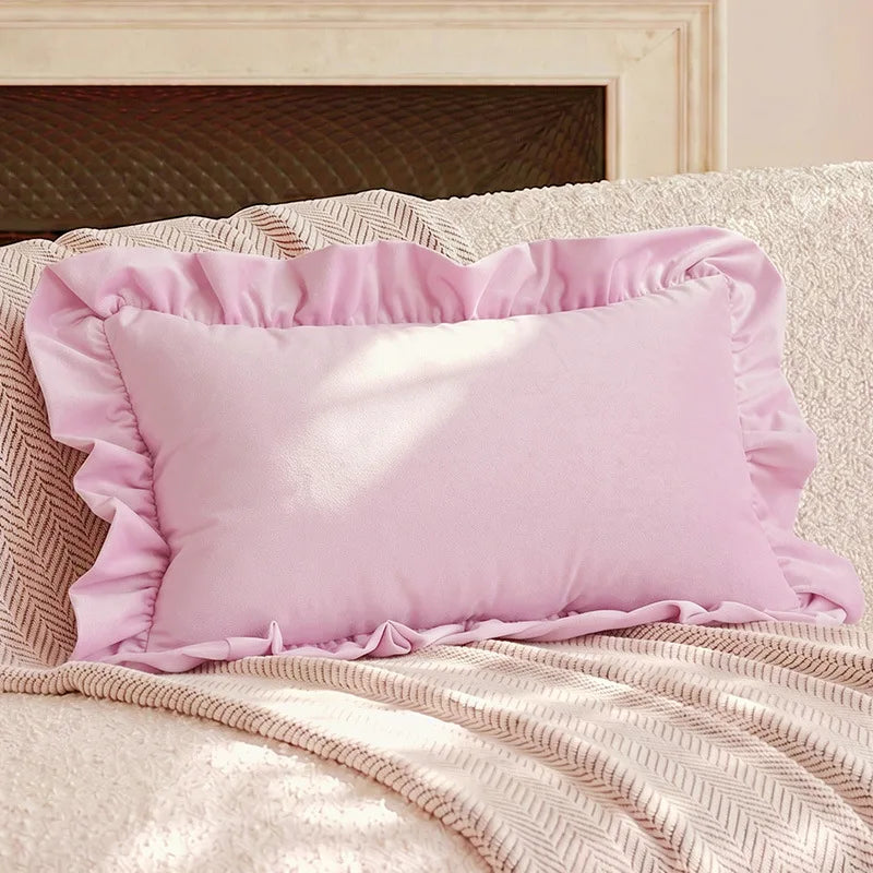 coussins décoratifs motifs floraux nordique poly coton modernes 30x50cm 45x45cm