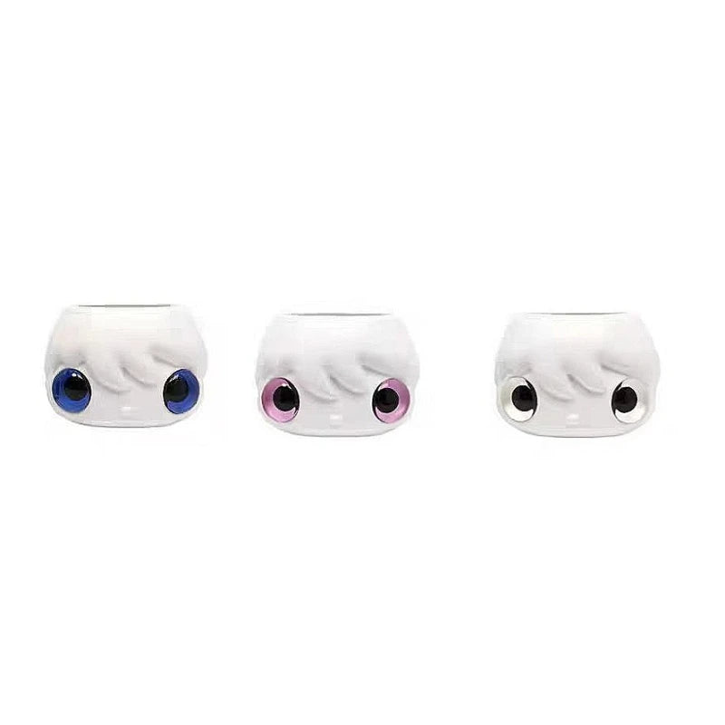 figurines animées grands yeux coiffures variées couleurs vives pack cadeau enfants modernes