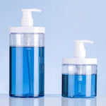 flacons distributeurs pompe gel douche 1000ml 500ml transparent moderne minimaliste