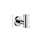 porte serviettes chrome moderne porte papier toilette crochet ensemble salle bain organisation quincaillerie acier
