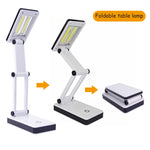 lampe table pliable moderne blanc noir mat adaptateur câble usb