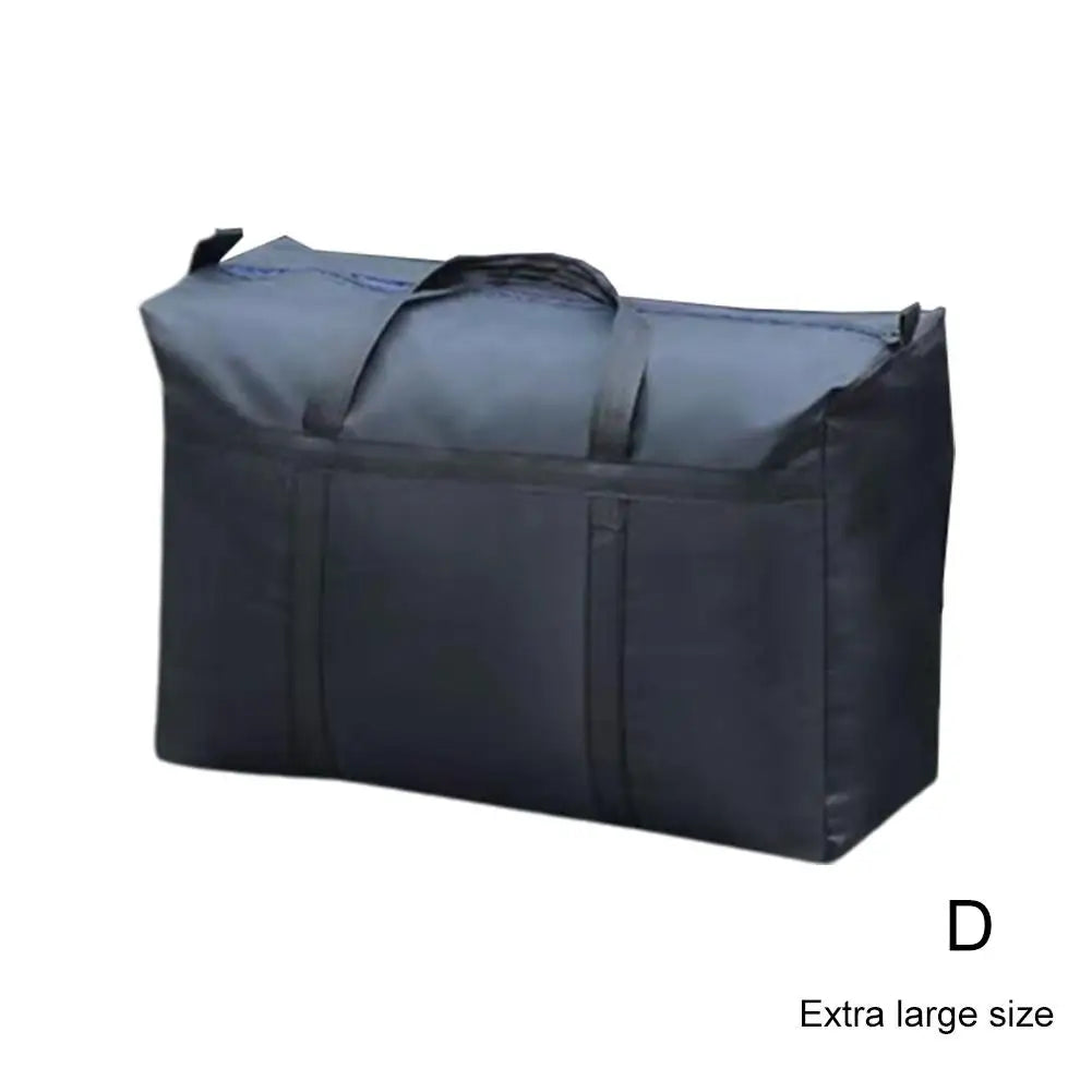 sac rangement oxford noir pratique robuste poignées fermeture glissière double rechargeableextérieur