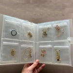 boîte rangement bijoux transparente moderne pratique zip boucles oreilles bracelets colliers accessoires