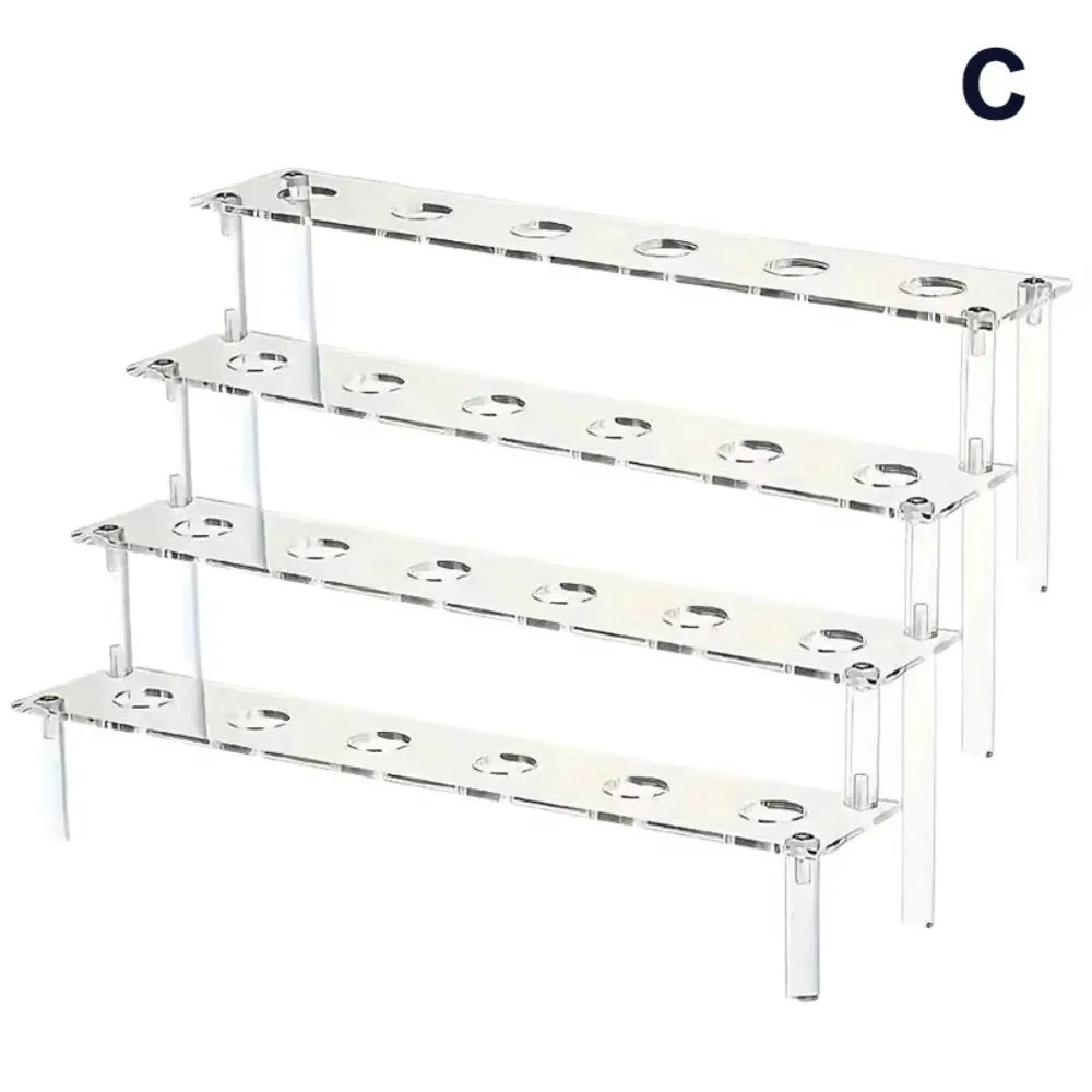 présentoir transparent multi niveaux rangement cônes gaufres douceurs pâtisserie étagères transparentes supports pâtissiersTrapendoisRAL