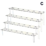 présentoir transparent multi niveaux rangement cônes gaufres douceurs pâtisserie étagères transparentes supports pâtissiersTrapendoisRAL