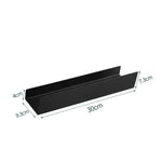 étagère murale moderne gris foncé laquée alliage aluminium flacons lotion salle bain